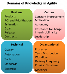 4 domains of agility detailed